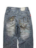 Japan Style Big Print Jeans