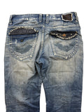 Japan Style Big Print Jeans