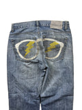 Japan Style Big Print Jeans