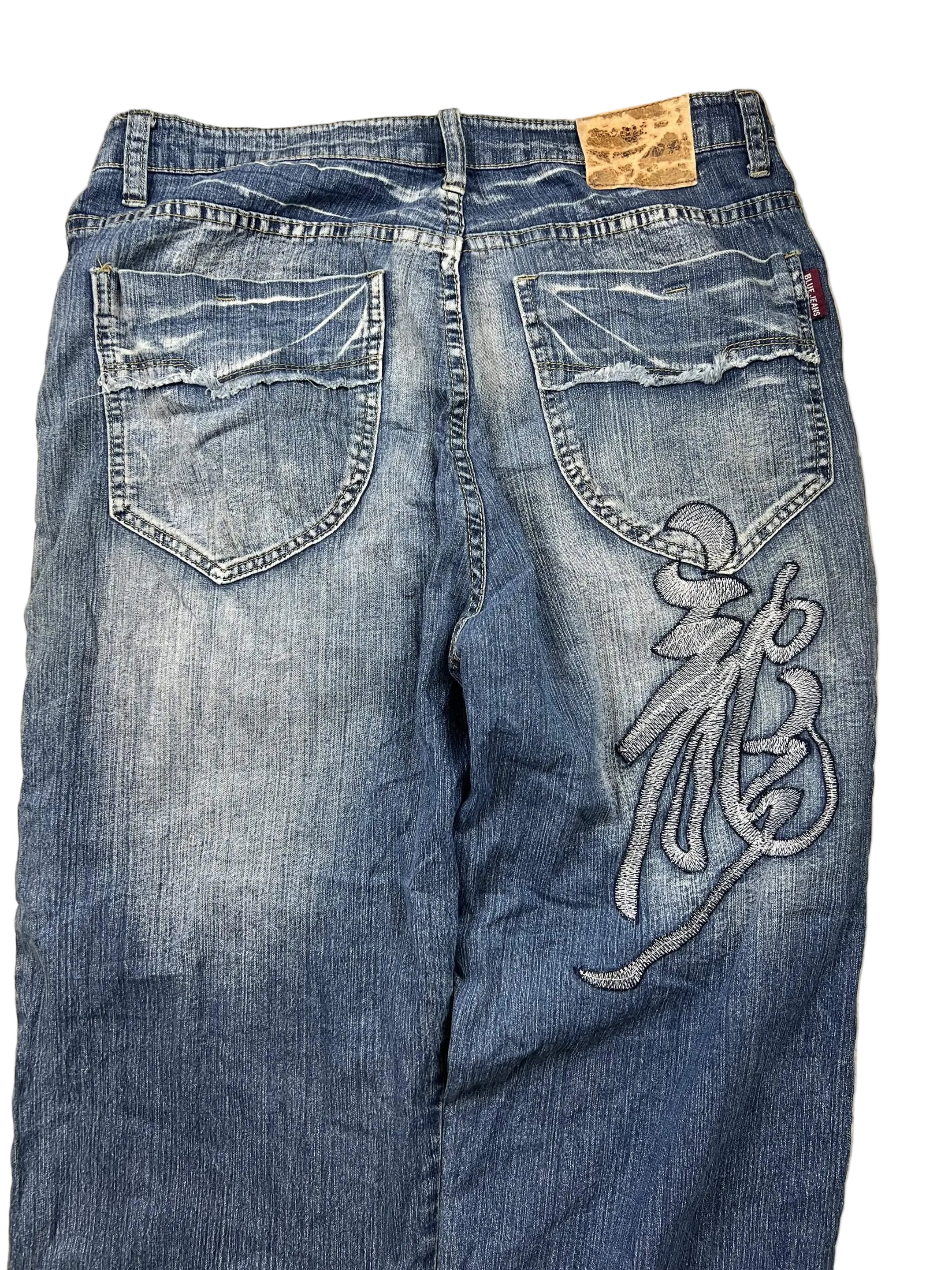 Japan Style Big Print Jeans
