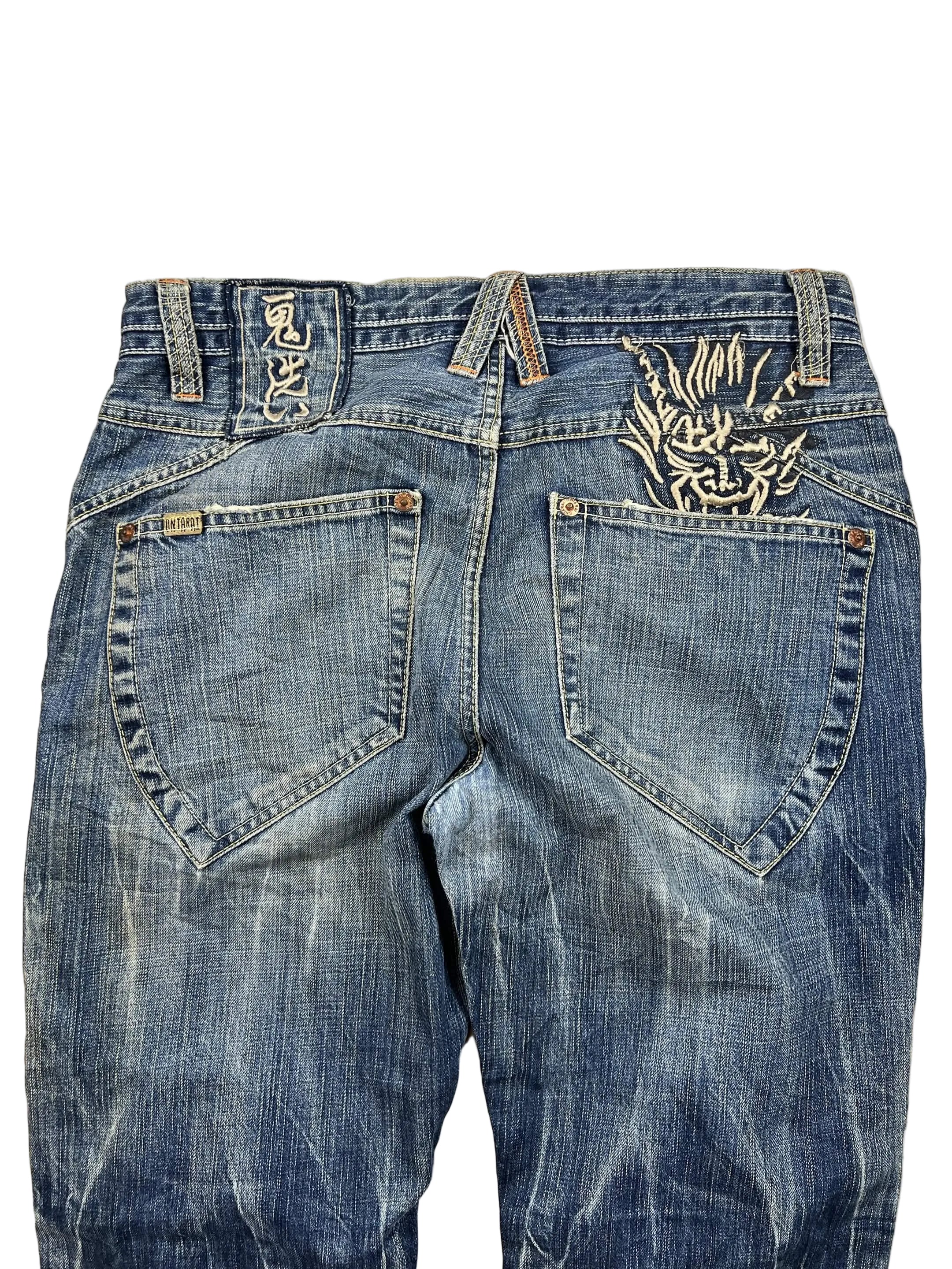 Japan Style Big Print Jeans