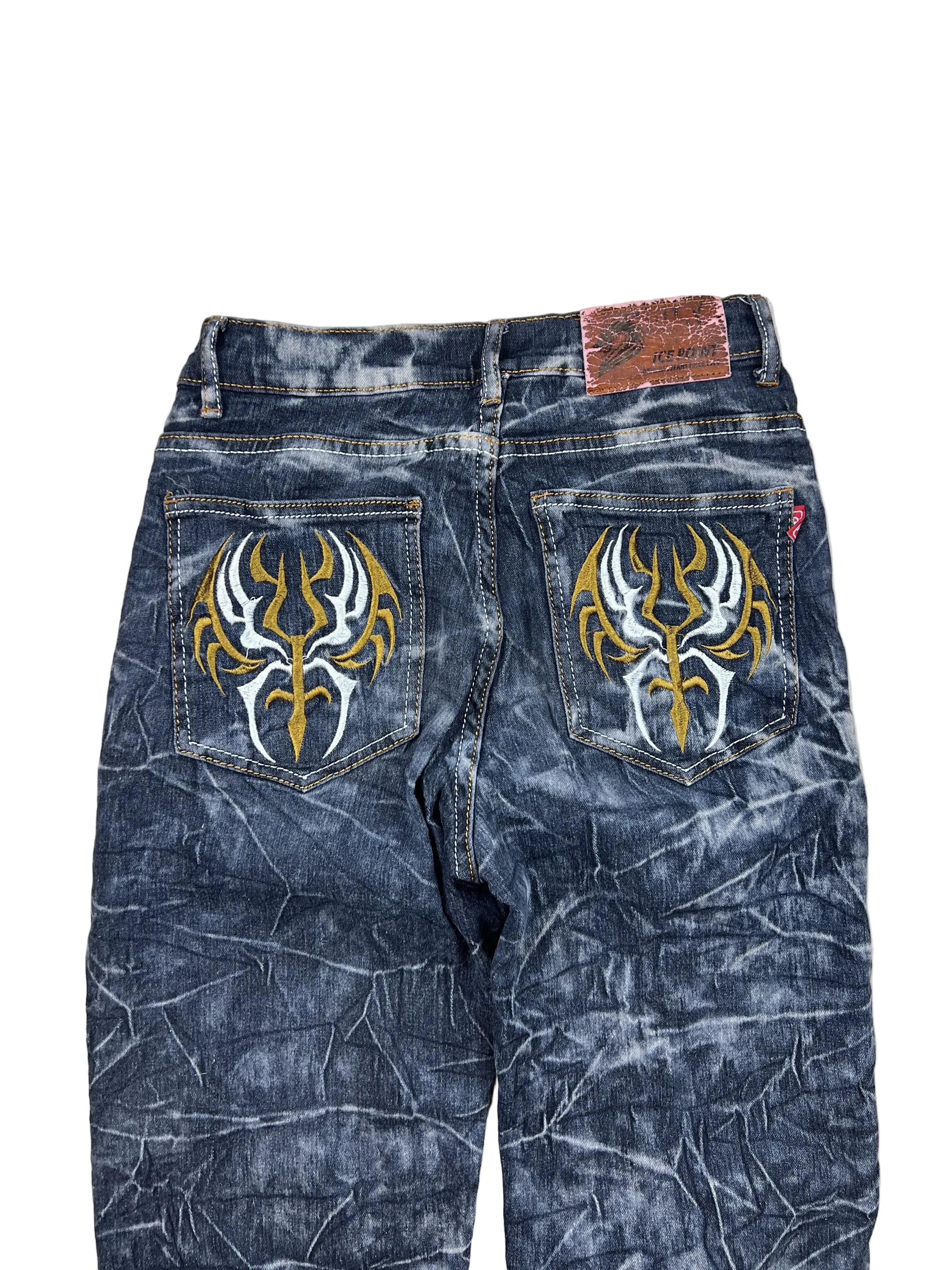 Japan Style Big Print Jeans
