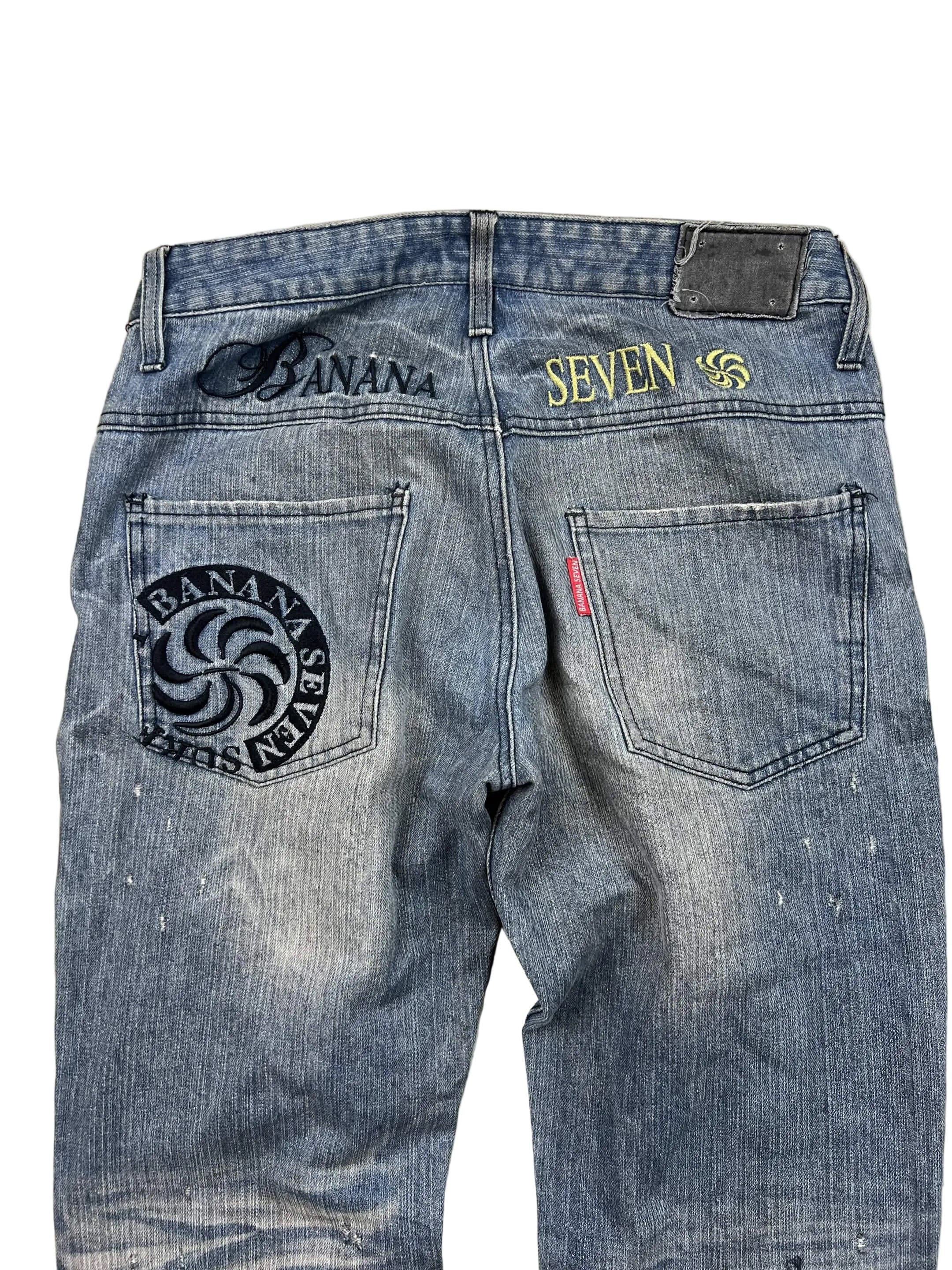 Japan Style Big Print Jeans