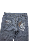 Japan Style Big Print Jeans