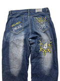 Japan Style Big Prints Jeans