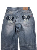 Japan Style Big Print Jeans