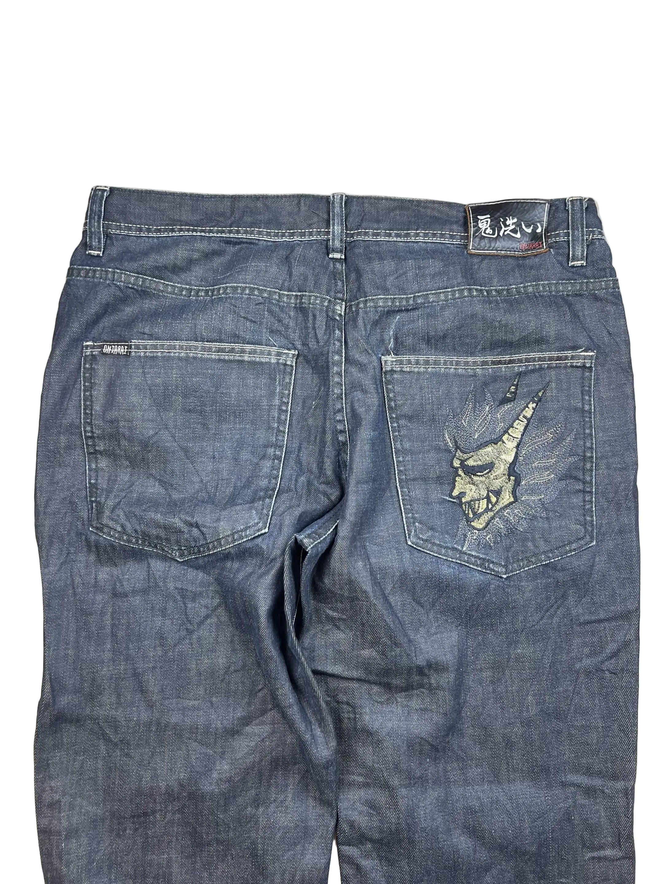 Japan Style Big Print Jeans